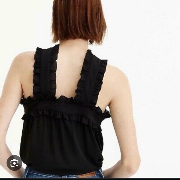 J.Crew Chiffon Ruffle Top - Picture 7 of 7